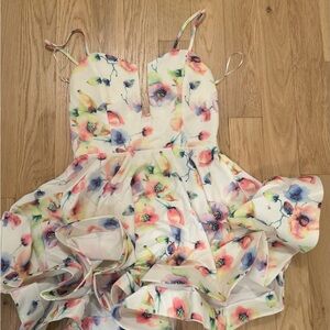 Luxxel Floral Mini Dress - Multicolor